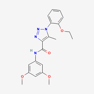 N-(3,5-dimethoxyphenyl)-1-(2-ethoxyphenyl)-5-methyl-1H-1,2,3-triazole-4-carboxamide