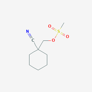 (1-Cyanocyclohexyl)methyl methanesulfonate