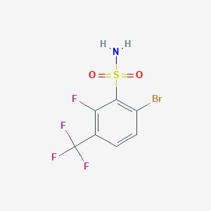 6-Bromo-2-fluoro-3-(trifluoromethyl)benzenesulfonamide