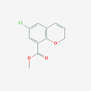 molecular formula C11H9ClO3 B2888830 methyl 6-chloro-2H-chromene-8-carboxylate CAS No. 220841-16-7