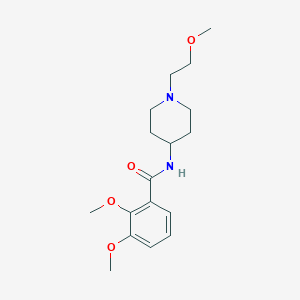 2,3-dimethoxy-N-(1-(2-methoxyethyl)piperidin-4-yl)benzamide