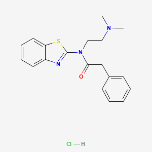 N-(benzo[d]thiazol-2-yl)-N-(2-(dimethylamino)ethyl)-2-phenylacetamide hydrochloride