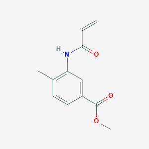 Methyl 4-methyl-3-(prop-2-enamido)benzoate
