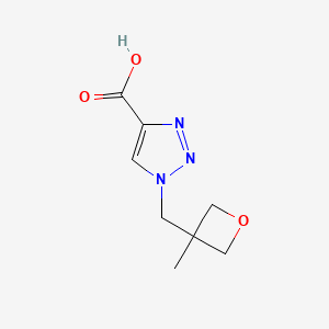 1-[(3-methyloxetan-3-yl)methyl]-1H-1,2,3-triazole-4-carboxylic acid