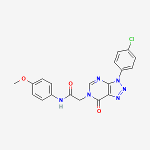 2-[3-(4-chlorophenyl)-7-oxotriazolo[4,5-d]pyrimidin-6-yl]-N-(4-methoxyphenyl)acetamide