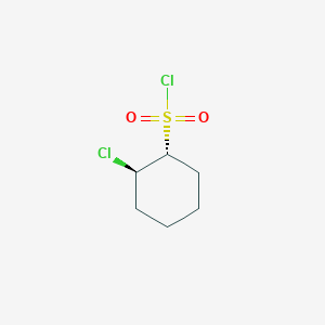 (1R,2R)-2-Chlorocyclohexane-1-sulfonyl chloride