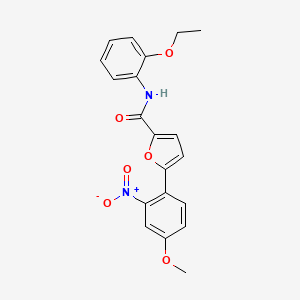N-(2-ethoxyphenyl)-5-(4-methoxy-2-nitrophenyl)furan-2-carboxamide