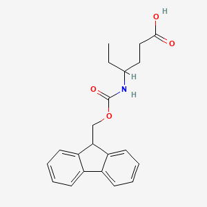 4-(9H-fluoren-9-ylmethoxycarbonylamino)hexanoic acid