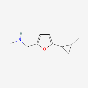 Methyl({[5-(2-methylcyclopropyl)furan-2-yl]methyl})amine