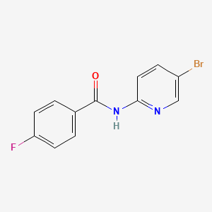 N-(5-bromopyridin-2-yl)-4-fluorobenzamide
