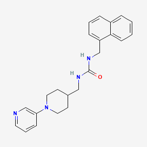 1-(Naphthalen-1-ylmethyl)-3-((1-(pyridin-3-yl)piperidin-4-yl)methyl)urea