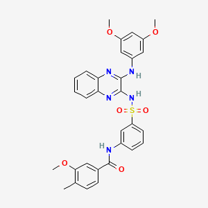 molecular formula C31H29N5O6S B2888984 XL PI3K/mTOR inhibitor CAS No. 934529-30-3