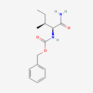 molecular formula C14H20N2O3 B2888985 L-Z-Isoleucinamide CAS No. 125515-94-8; 86161-49-1