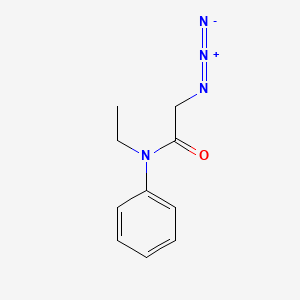 molecular formula C10H12N4O B2888988 2-azido-N-ethyl-N-phenylacetamide CAS No. 1285054-69-4