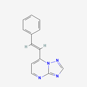 7-[(E)-2-phenylethenyl]-[1,2,4]triazolo[1,5-a]pyrimidine