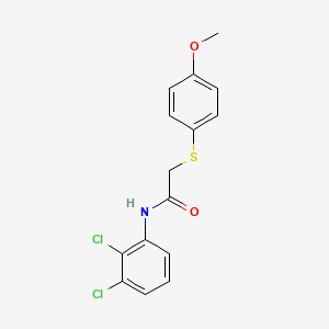 molecular formula C15H13Cl2NO2S B2888997 N-(2,3-DICHLOROPHENYL)-2-[(4-METHOXYPHENYL)SULFANYL]ACETAMIDE CAS No. 941988-21-2