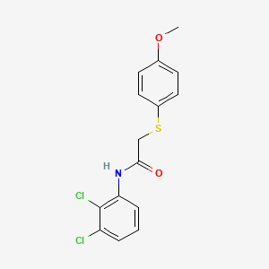 N-(2,3-dichlorophenyl)-2-(4-methoxyphenyl)sulfanylacetamide