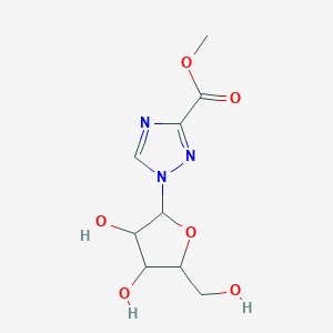 Methyl 1-[3,4-dihydroxy-5-(hydroxymethyl)oxolan-2-yl]-1,2,4-triazole-3-carboxylate