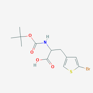 3-(5-Bromothiophen-3-yl)-2-[(2-methylpropan-2-yl)oxycarbonylamino]propanoic acid