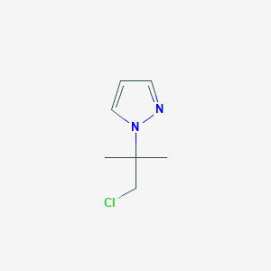 1-(1-chloro-2-methylpropan-2-yl)-1H-pyrazole