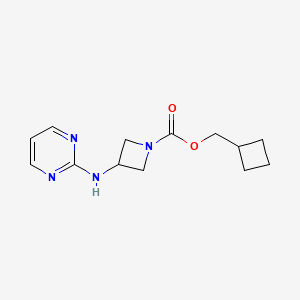 Cyclobutylmethyl 3-(pyrimidin-2-ylamino)azetidine-1-carboxylate