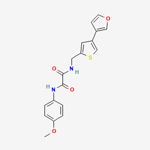 N-{[4-(furan-3-yl)thiophen-2-yl]methyl}-N'-(4-methoxyphenyl)ethanediamide