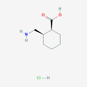 (1S,2R)-2-(Aminomethyl)cyclohexane-1-carboxylic acid;hydrochloride
