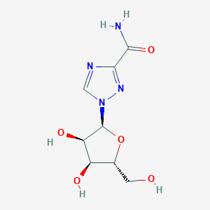 molecular formula C₈H₁₂N₄O₅ B028891 alpha-Ribavirin CAS No. 57198-02-4