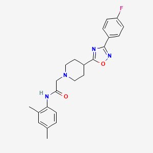 N-(2,4-dimethylphenyl)-2-{4-[3-(4-fluorophenyl)-1,2,4-oxadiazol-5-yl]piperidin-1-yl}acetamide