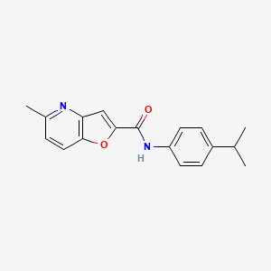 N-(4-isopropylphenyl)-5-methylfuro[3,2-b]pyridine-2-carboxamide