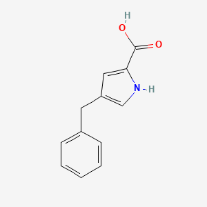 molecular formula C12H11NO2 B2889129 4-benzyl-1H-pyrrole-2-carboxylic acid CAS No. 856256-71-8