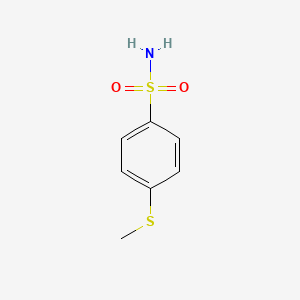 molecular formula C7H9NO2S2 B2889222 4-(methylsulfanyl)benzene-1-sulfonamide CAS No. 3476-16-2