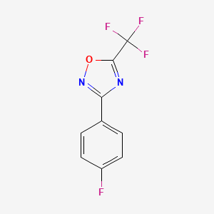3-(4-Fluorophenyl)-5-(trifluoromethyl)-1,2,4-oxadiazole