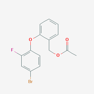 2-(4-Bromo-2-fluorophenoxy)benzyl acetate