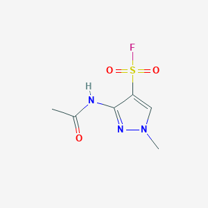 3-acetamido-1-methyl-1H-pyrazole-4-sulfonyl fluoride