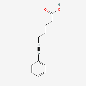 molecular formula C13H14O2 B2889542 7-phenylhept-6-ynoicacid CAS No. 49769-28-0