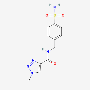 1-methyl-N-(4-sulfamoylbenzyl)-1H-1,2,3-triazole-4-carboxamide