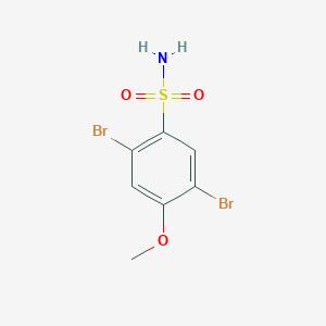 2,5-Dibromo-4-methoxybenzene-1-sulfonamide