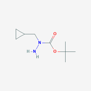 molecular formula C9H18N2O2 B2889595 N-(cyclopropylmethyl)(tert-butoxy)carbohydrazide CAS No. 1314973-05-1