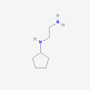 molecular formula C7H16N2 B2889853 N1-Cyclopentylethane-1,2-diamine CAS No. 41062-14-0