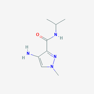 4-amino-1-methyl-N-(propan-2-yl)-1H-pyrazole-3-carboxamide