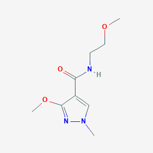 3-methoxy-N-(2-methoxyethyl)-1-methyl-1H-pyrazole-4-carboxamide