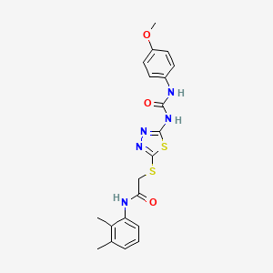 N-(2,3-dimethylphenyl)-2-((5-(3-(4-methoxyphenyl)ureido)-1,3,4-thiadiazol-2-yl)thio)acetamide