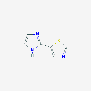 5-(1H-imidazol-2-yl)-1,3-thiazole