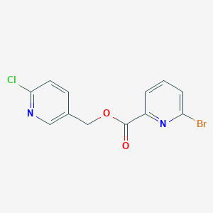 (6-Chloropyridin-3-yl)methyl 6-bromopyridine-2-carboxylate