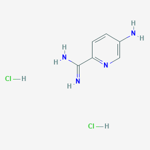 5-Aminopyridine-2-carboximidamide dihydrochloride