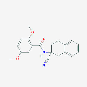 N-(2-cyano-1,2,3,4-tetrahydronaphthalen-2-yl)-2,5-dimethoxybenzamide