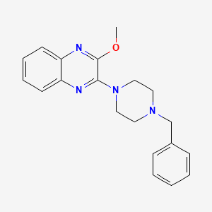 2-(4-Benzylpiperazin-1-yl)-3-methoxyquinoxaline