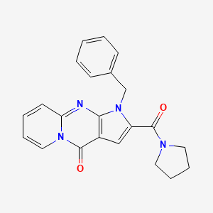 1-benzyl-2-(pyrrolidine-1-carbonyl)pyrido[1,2-a]pyrrolo[2,3-d]pyrimidin-4(1H)-one