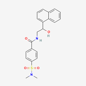 4-(N,N-dimethylsulfamoyl)-N-(2-hydroxy-2-(naphthalen-1-yl)ethyl)benzamide